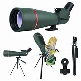 Voopon 25-75x80 HD Spotting Scope - BAK4 Prism Nitrogen-Fill...