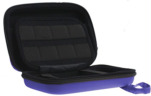 Estuche portátil protector resistente Navitech azul para proyector de mano compatible con Kodak Luma 150 miniatura 3