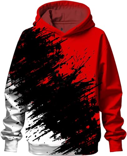 PADOLA Hoodie Kinder 3D Druck Kapuzenpullover für Jungen 5-14 Jahren...