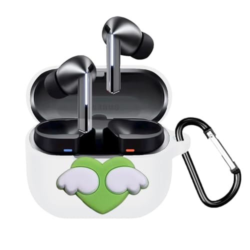 Galaxy Buds 3/Buds 3 Pro�p�̃P�[�X �J�o�[ �V���R���f�� ���� ���� �y�� Galaxy Buds 3 Pro/Buds 3�Ή� ���C�����X �C���z���P�[�X (��)