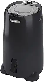 Centrífuga de Roupas 15kg Com Timer Premium Plus Wanke Black 110V