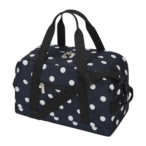 APENZE 14in Polka Dot Gym Bag Lightweight Duffel