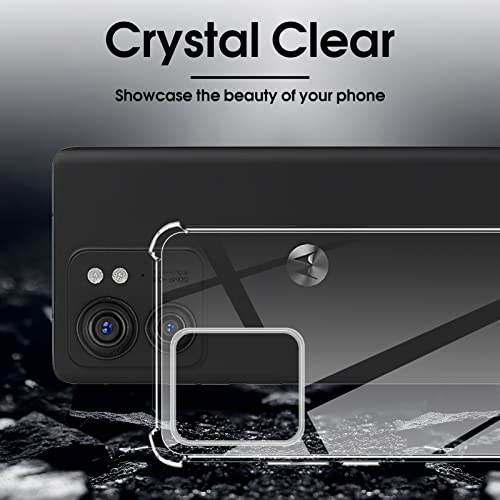 Image of for Back Case Cover Bumper Flexible Silicone Transparent Back Cover for Motorola Edge 40- Transparent