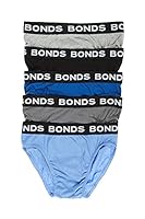 Bonds Men's Underwear Hipster Brief - 5 Pack, Assorted (5 Pack), Medium
