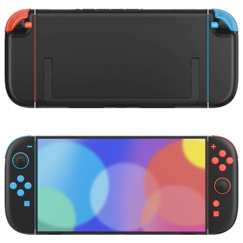 eXtremeRate Kit Complet de Boutons de Remplacement DIY pour Switch Joycon 2 Accessoires - Touches Directionnelles ABXY/D-Pad/Boutons + - C Home Capture Release/Gâchettes L R ZL ZR,Bleu et Orange – vue 8