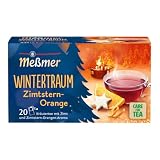 Meßmer Wintertraum | Kräutertee mit Zimt und Zimtstern-Orangen-Aroma | 20 Teebeutel | fruchtig-würzig