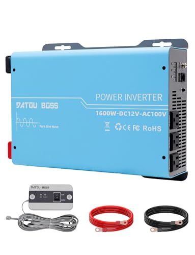 インバーター 正弦波 12v 100v 600W 純正弦波 瞬間出力1200Ｗ Amazon.co.jp: DATOUBOSS 純正弦波 1200w インバーター 12v 100v