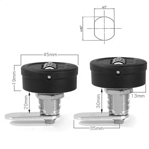 Serrure à came sans clé 30mm pour ne plus jamais perdre vos clés - 5
