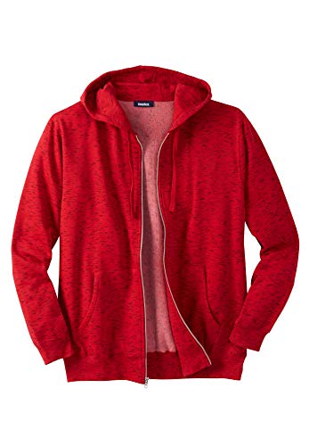 Image of KingSize Men's Big & Tall Fleece Zip-front Hoodie Jacket