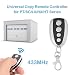 Domybest - Mando a distancia universal para puerta de garaje (433 mHZ,...