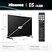 Hisense 40" 40E5QTUK QLED FHD Smart TV - Quantum Dot Colour, Full HD, Dolby Atmos, Sports Mode, Games Mode, Dual Position Stand with Freely, Disney +, YouTube, Netflix