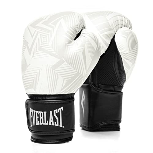 Everlast Unisex Spark Boxing Gloves White Geo 16oz