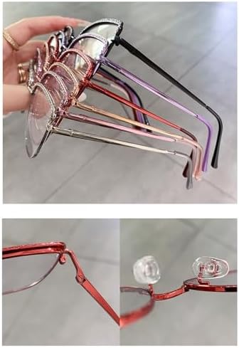 Blue Light Blocking Glasses Women Computer Small Face Bluelight Blocker Eyeglasses Frame(Black) - 4