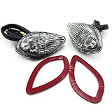 XKH- Motorcycle Clear Led Flush Mount Turn Signal Compatible with Cbr 919 600 F3/F4/F4I 600Rr 1000Rr [B00Y7C8IQ0]