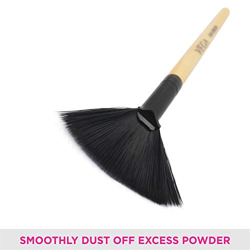 Image of VEGA Fan Makeup Brush, (EV-11) - Wooden