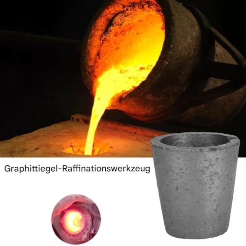 Crisol de grafito resistente a altas temperaturas para fundición en talleres 7