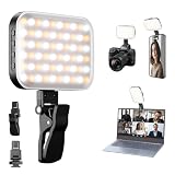 Selfie Licht, EMART Videolicht mit Clip, Handy Licht 360° Drehbar
