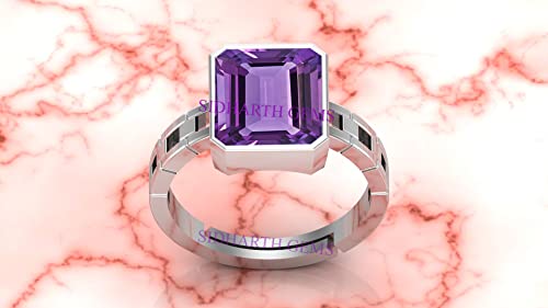 Bague améthyste argent Katela réglable 16-24
