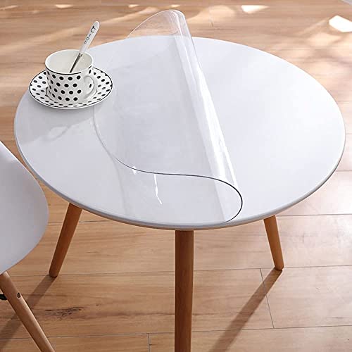 Dégager Tapis de Chaise Protecteur de table transparent de 2 mm d'épaisseur for table de salle à manger, protecteur de couverture de table à manger,...