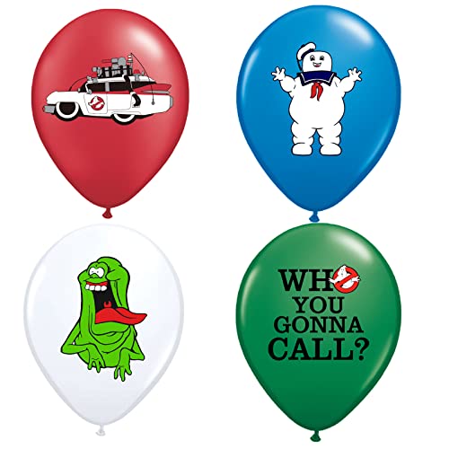 Ghostbusters Party Decorations Set 20Pcs Ghostbusters Latex Balloons Movie Video Game Link Balloons Theme Birthday Supplies Decorations Ghostbusters Party Favor Pack Set For Boys,Girls, Adults #TOP23
