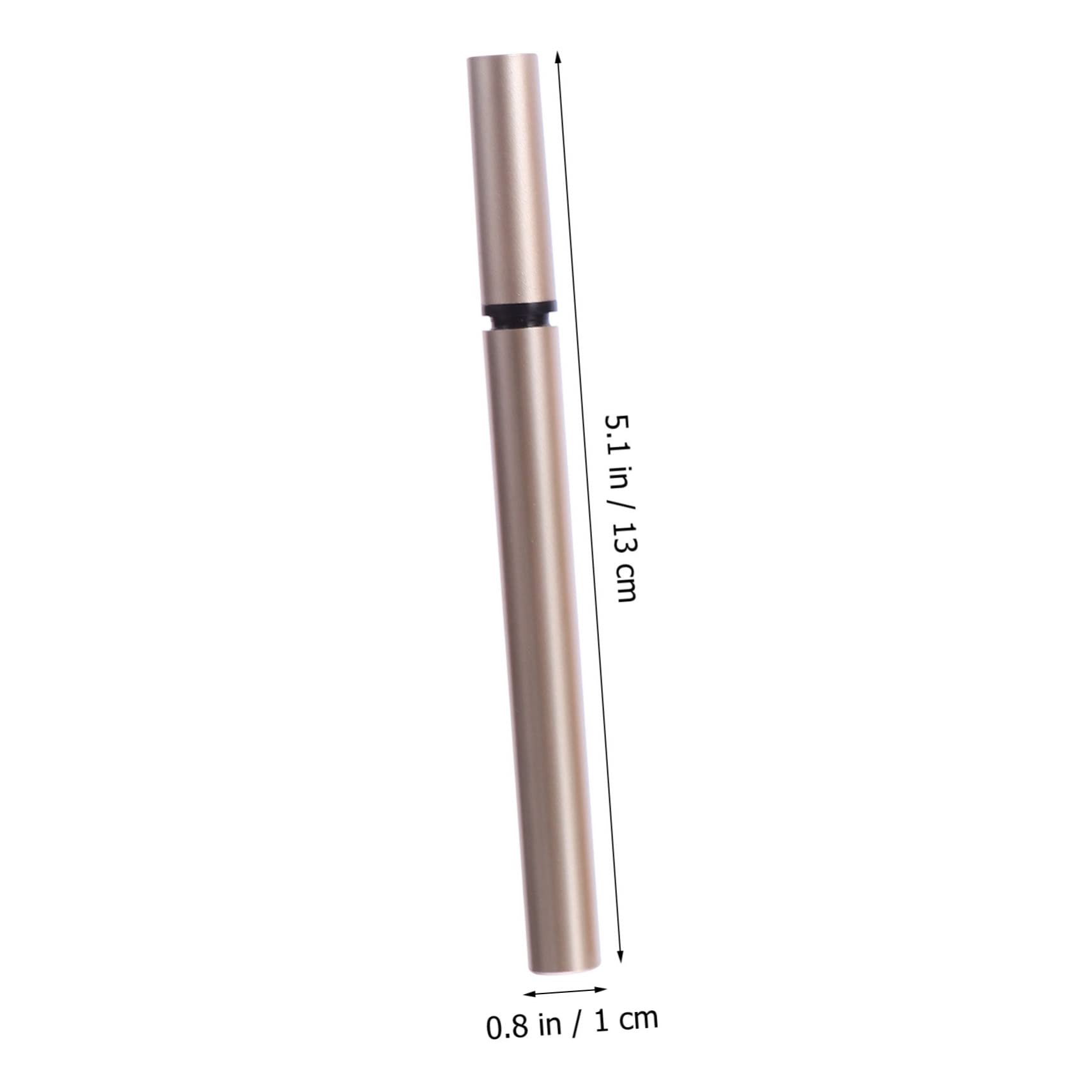 Baluue 5 Stück 1ml Nachfüllbare Eyeliner Behälter aus Kunststoff in Gold für Flüssigen Eyeliner Mattes Design Geeignet für Kosmetikgeschäfte und Märkte