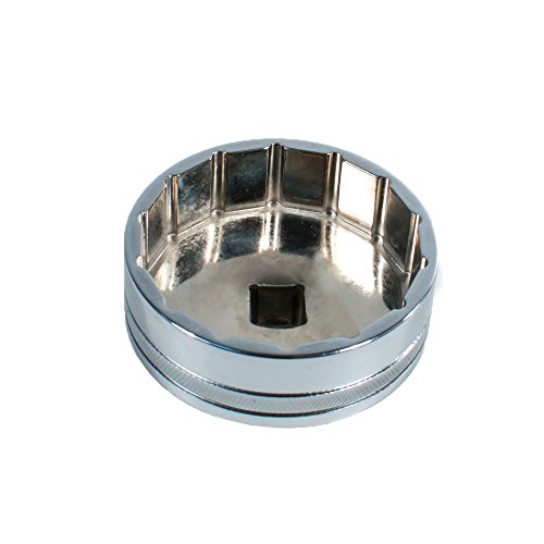 Tool Guy Republic Forged Chrome Vanadium Oil Filter Wrench Socket For Toyota, Lexus, Scion, Type Oil Filter Housings - 64Mm 14 Flats #TOP1
