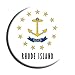 Rhode Island State Flag Metal Circular Sign C-138