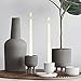 Simply Soson Ivory Taper Candlesticks - Set of 30 Tall Candles, Dripless, Bulk