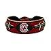 South Carolina Gamecocks Team Color NCAA Gamewear Leather Football Bracelet