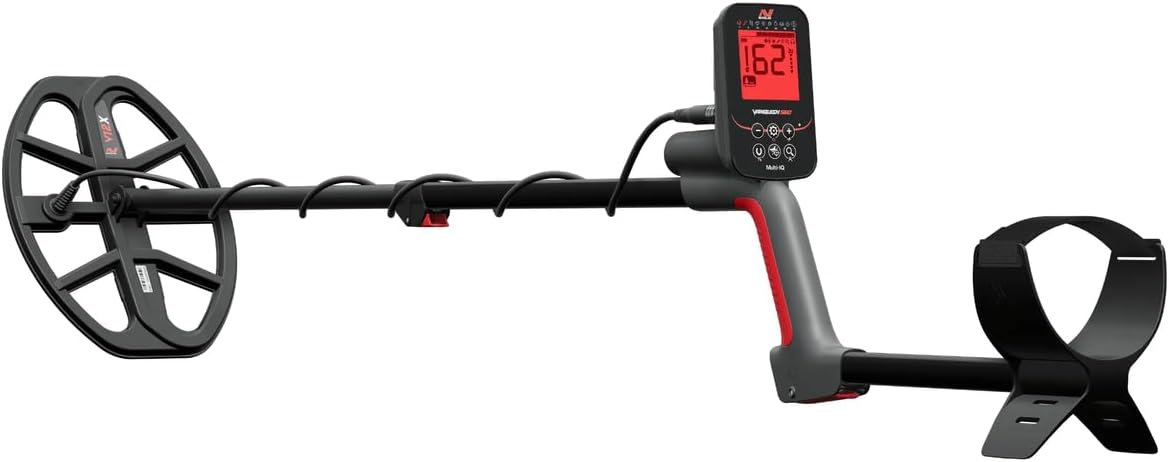 MINELAB Vanquish 560 Fully-Automatic Lightweight Waterproof Metal Detector with Multi-IQ Technology, Includes V12X 12" Double-D Coil and Wired Headphones