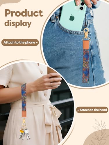 Image of Wristlet Keychain for Women and Men, Key Chain Holder, Wrist Lanyard for Keys