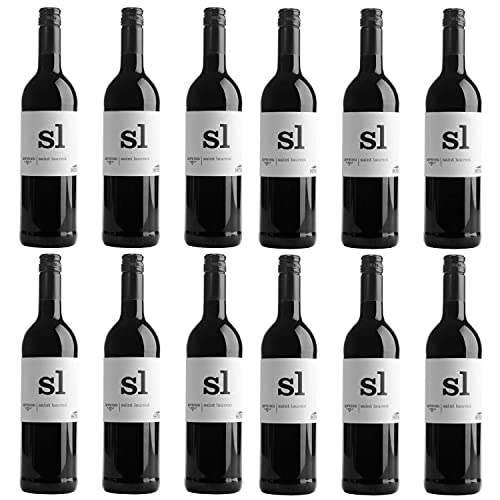 Thomas Hensel Aufwind Saint Laurent Rotwein Wein trocken Pfalz Deutschland I Visando Paket (12 Flaschen)