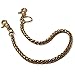Ruth&Boaz Solid Brass Cable Chain Biker Trucker Keychain Key Jean Key Ring Wallet Chain (Retro Snap Hook)