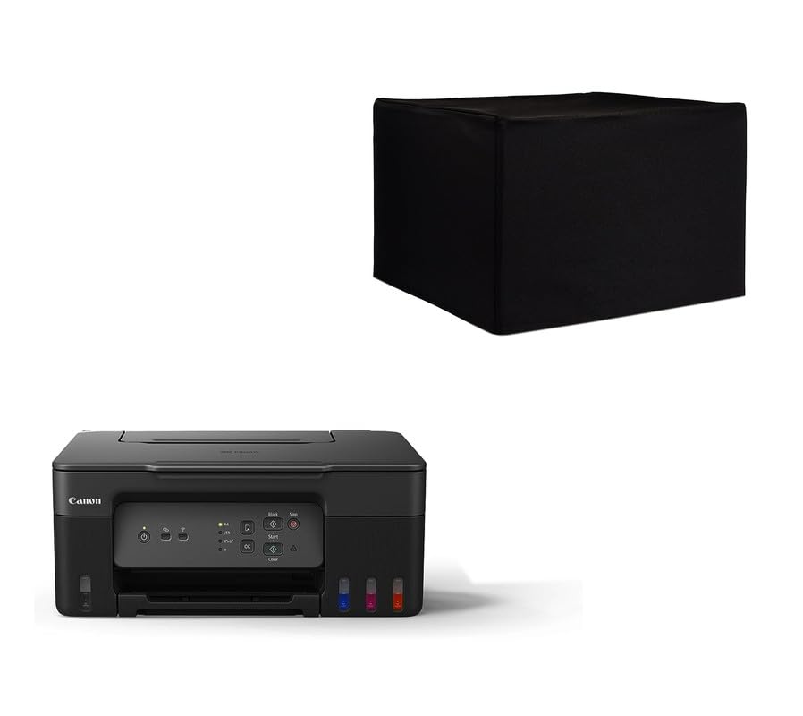 JeJos Printer Dust Cover Case Compatible with Canon Pixma G2770/ G3730/ G3770 / G4770 Multi-function WiFi Color Inkjet Printer - Black (B0CCLGRCYC) Amazon Price History, Amazon Price Tracker
