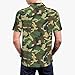 JBYJBX Green Military Camo Print Polo Shirts Breathable Comfortable Men's Short Sleeve Summer Fathers Day More