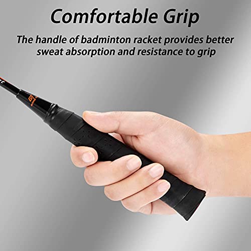 image for Newegger Badminton Rackets, Badminton Racquets Set of 2 Pack Rackets a