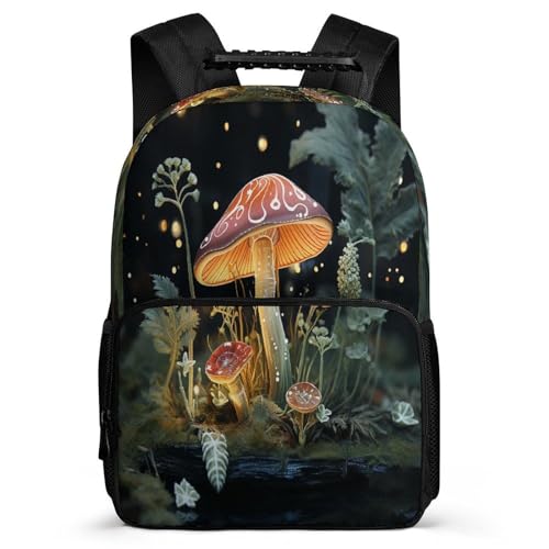 Amazon.com: ZXDSKGYN Backpacks Butterfly Mushroom Travel Bag