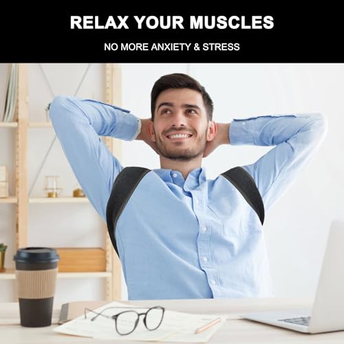 Back Brace Posture Corrector for Men and Women - Improve Posture, Lower Back and Waist Pain, Full Lumbar Support, Shoulder and Neck Stretcher, Adjustable Straps and Breathable Material S(24''-29'') - Image 6