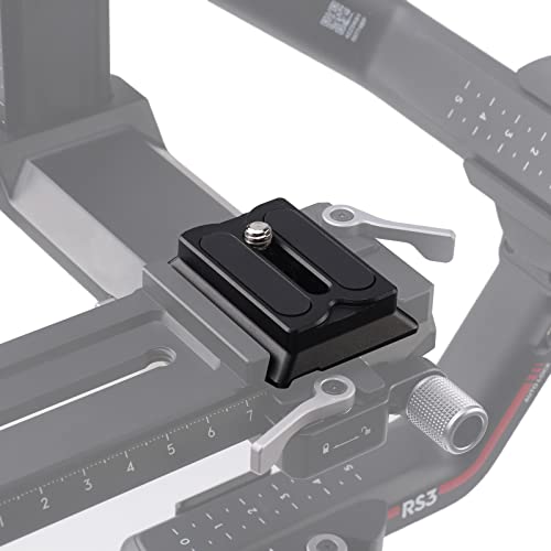 image for FocusFoto Upper Quick Release Baseplate QR Plate for DJI Ronin RS2 RSC