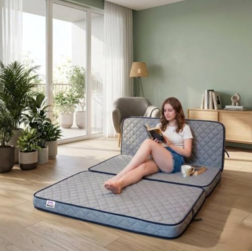 DozeIQ 3-Fold Travel Mattress - Portable Foldable Bed for Camping & Guests Deal