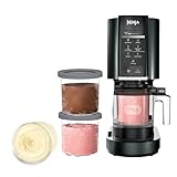 Ninja CREAMi Ice Cream & Sorbet Maker, 7 Frozen Treat Programs, Includes 4 Pints & Lids (CN315A)