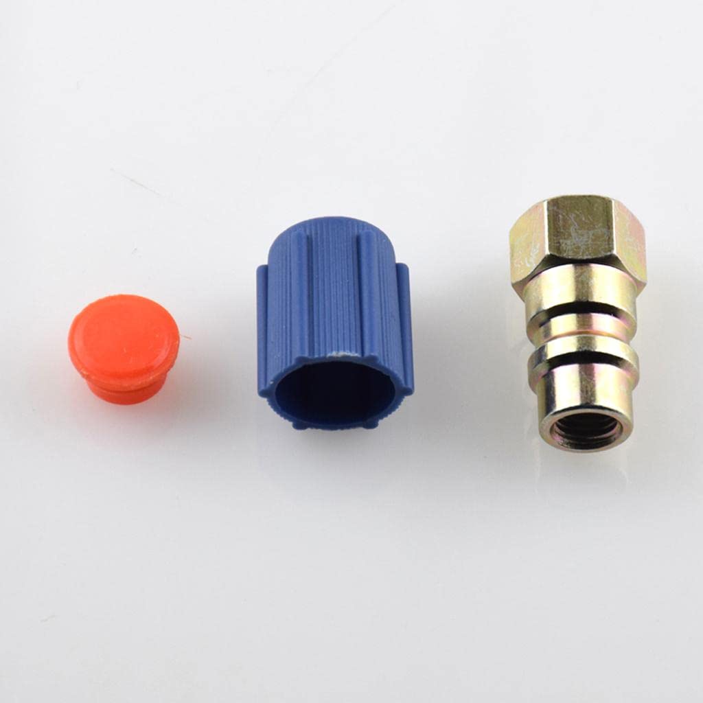A/C Charging Port Adapter - Converts Old R12 Port To Fit R134a Quick Connect