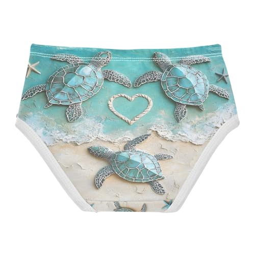 Ocean Sea Turtles Toddler Girls's Underwear 2T 202b89662