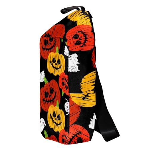 Mochila de hombro con diseño de calabazas para tus viajes y rutas de senderismo 3