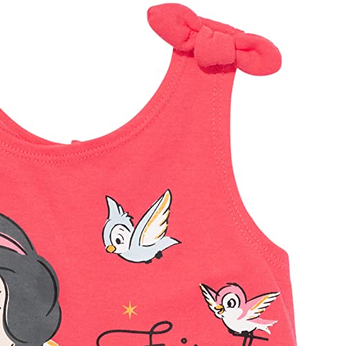 Disney Princesses Snow White Toddler Girls Snap Sleeveless Romper & Headband Snow White 4T - image 5