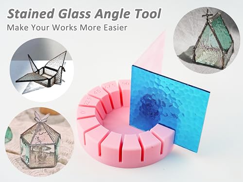 Fournitures de vitrail et gabarit d'angle pour l'assemblage d'art