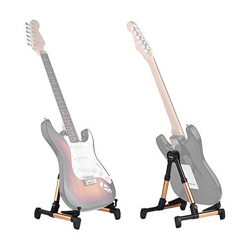 KKmoon Dobrável Universal Guitar Stand Titular Bracket Suporte Comprimento Stretchable Liga de Alumí