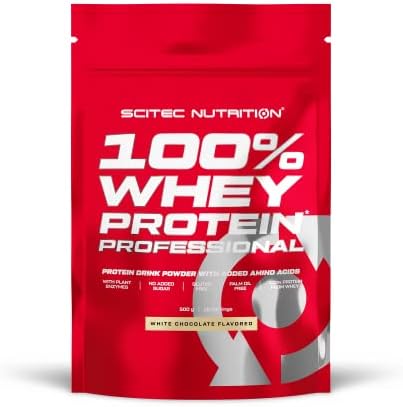 Scitec Nutrition 100% Whey Protein Professional, Zawiera dodatkowe aminokwasy i enzymy trawienneó, bez glutenu, 2.35 kg, Słony Karmel