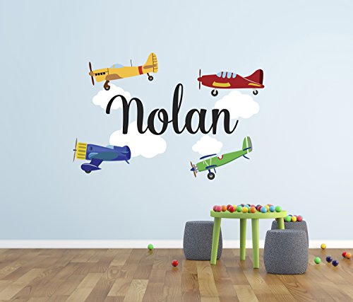 Vinilo Decorativo Aviones Personalizado para Pared miniatura 2