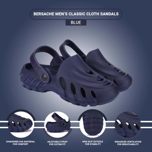 Image of BERSACHE Extra Soft Classic Casual with Regular wear with Ultra Soft & Flexibility Technology Clog for Men's